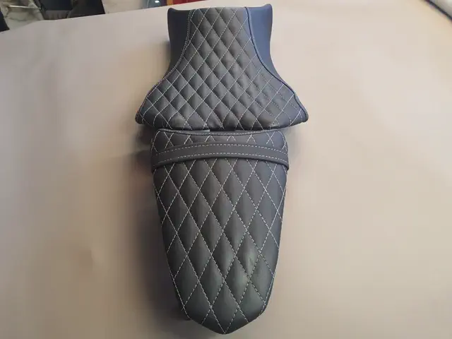 Motorcycle seat retrim