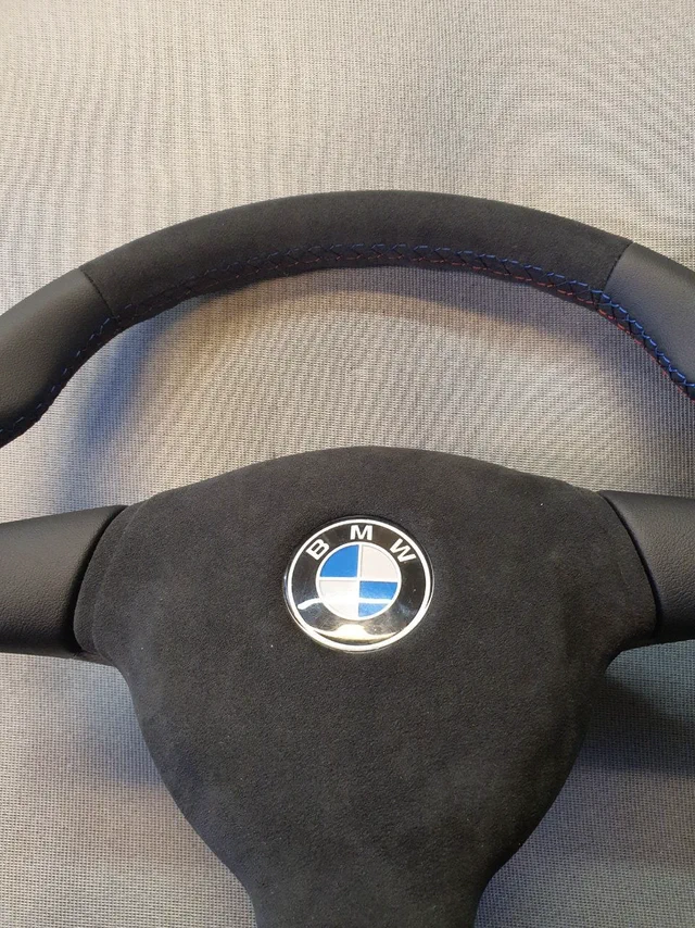 Steering wheel retrim, BMW