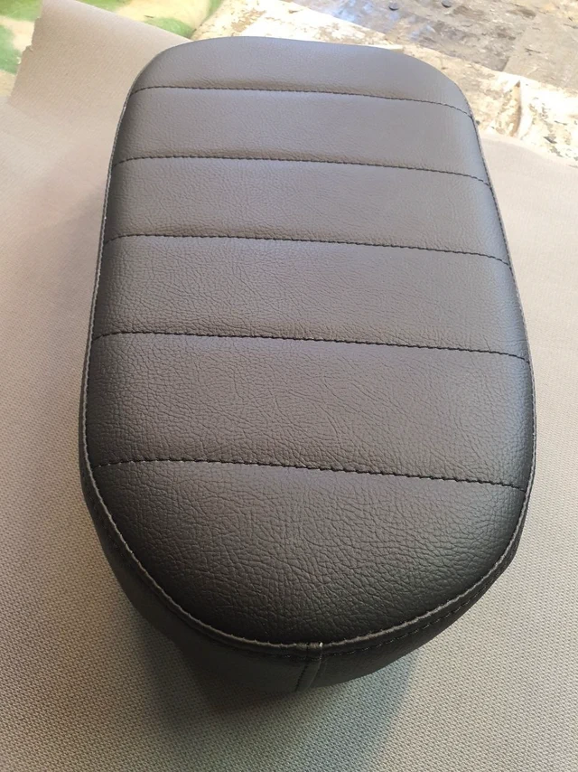 Motorcycle seat retrim