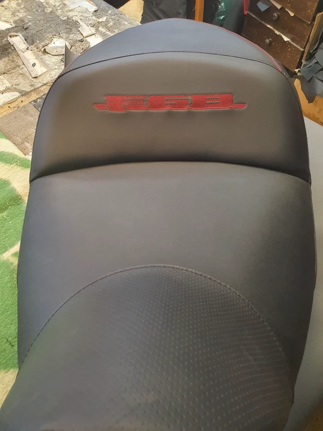 Motorcycle seat retrim