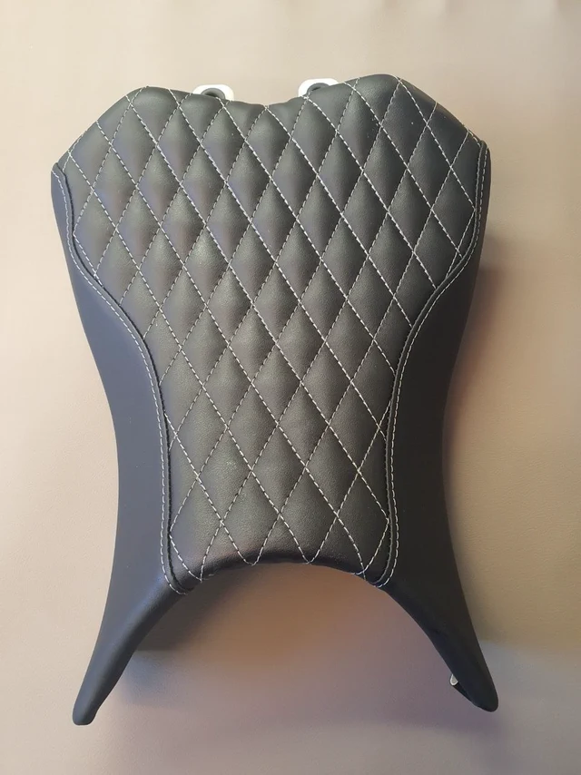 Motorcycle seat retrim