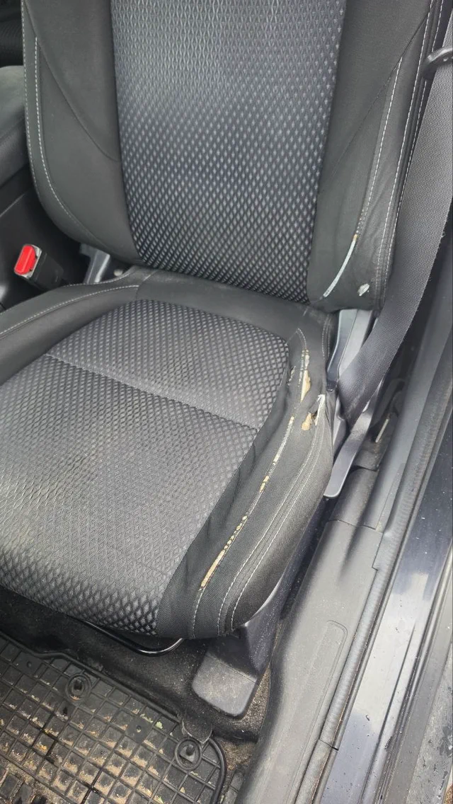Interior repair, before